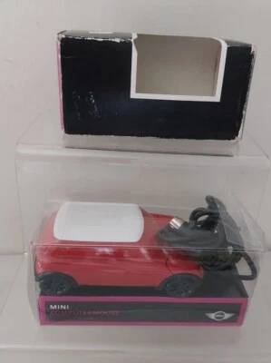 Computer Mouse BMW Mini Cooper Red roller ball  ps 2 connector  #c2 - Image 1 of 4