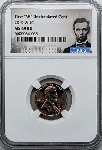 2019 W Uncirculated Lincoln Shield Cent NGC MS69 RD - West Point Mint Cover