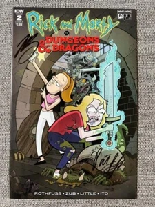 NYCC 2018 Rick and Morty VS Dungeons & Dragons #2 SIGNED by PATRICK ROTHFUSS - Picture 1 of 3