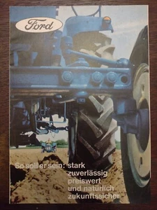 original Ford Fordson Dexta / Major Traktor Prospekt Schlepper Faltprospekt A2 - Picture 1 of 3