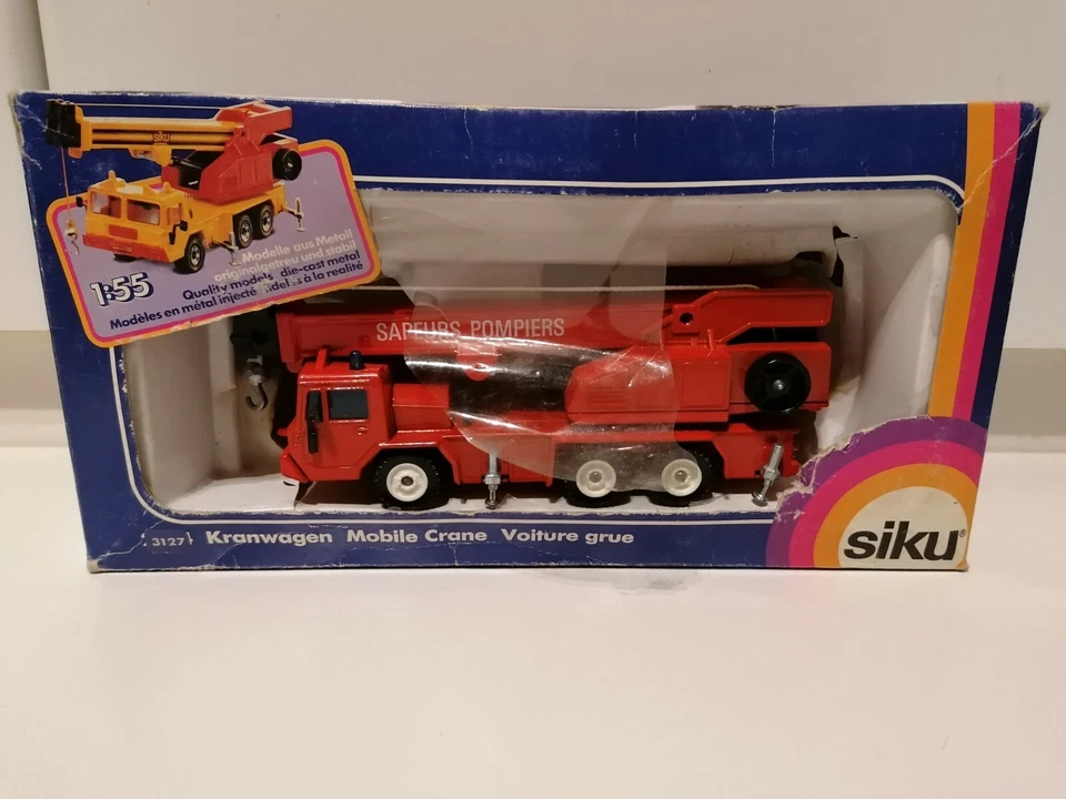 SIKU GRU MEZZO DI SOCCORSO POMPIERI SAPEURS POMPIERS ART. 3127 1:55 1 / 55 - Immagine 1 di 4