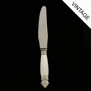 Georg Jensen Silver Dinner Knife, Short Handle - Acanthus/ Dronning - Picture 1 of 1