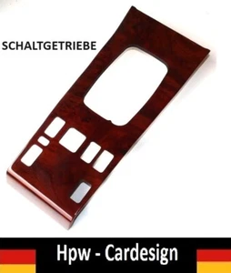 SCHALTKONSOLE SCHALTBRETT WURZELHOLZ HOLZ MERCEDES  W124   SCHALTGETRIEBE NEU 15 - Picture 1 of 4