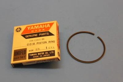 NOS YAMAHA DT1 DT1MX 2ND O/S 0.50 ANILLO PISTÓN PARTE# 285-11611-20-00 Foto 1 de 4