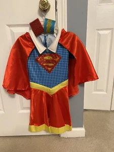 DC Super Hero Girls Super Girl Child Costume Size Medium (8-10) - Picture 1 of 2