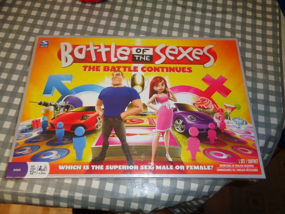 Battle of The Sexes Board Game Spin Master 2011 See Description
