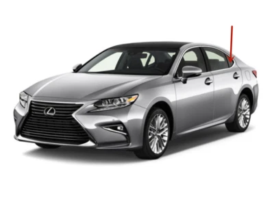 Fits 2013-2018 Lexus ES300h ES350 Driver Left Side Rear Vent Window Glass Clear - Изображение 1 из 2