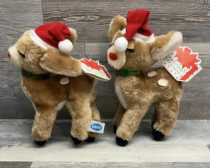 VTG Dakin Rudolph Reindeer 1974 Baby Deer Fawn Stuffed Animal Plush Christmas 9” - Picture 1 of 4