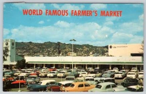 1967 WORLD FAMOUS FARMER'S MARKET LOS ANGELES CBS TELEVISION HEADQUARTERS - Picture 1 of 2