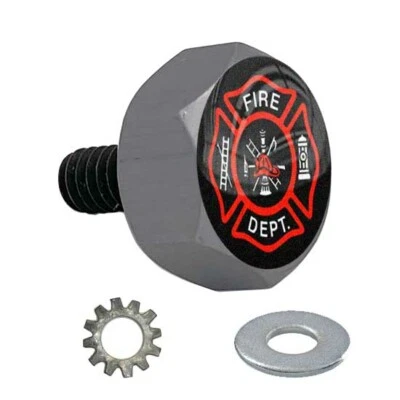 Gris Gunmetal - Perno de asiento hexagonal de aluminio Billet para Harley - Pin cruzado de bombero Foto 1 de 4