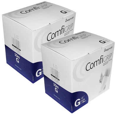 SYNERGY HEALTH Benda a compressione tubolare elastica 2 x 10 m taglia G grande Comfigrip 10 cm