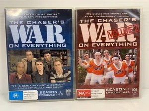 The Chasers War On Everything DVD Season 1: Vol 1 & 2 Region 4 - Picture 1 of 2