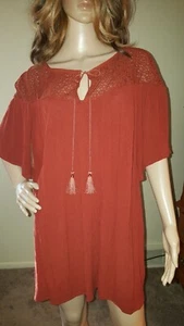 Mossimo Orange Womens Long blouse XL - Picture 1 of 4