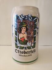 Rastal 1978 Oktoberfest Jahreskruge 1ST YEAR Munich Munchen 1 Liter Beer Stein