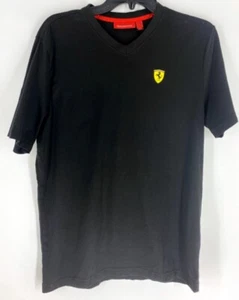 Vintage Ferrari T-Shirt Size Medium Black Official Merchandise  - Picture 1 of 7