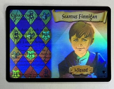 2001 Harry Potter TCG Quidditch Cup Seamus Finnigan Holo Foil 25/80 MP - Image 1 of 2