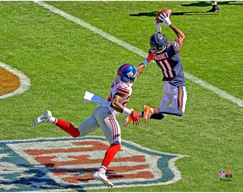 Darnell Mooney Chicago Bears Unsigned Catch Photograph Cover