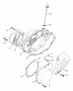 YAMAHA MX 250 1973-1974 full engine stainless allen screw kit MX250 MX250A - Picture 1 of 1