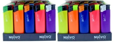 WINLITE Nuevo Lighter Adjustable Flame Refillable 50 Pack of 2 Box Ass. Color  - Image 1 of 4