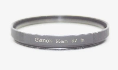 [Excellent+++] Genuine Canon Lens Filter 55mm UV 1X From Japan #A101418 - Image 1 of 4
