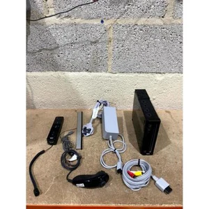 Nintendo Wii RVL-001(AUS) Video Gaming Console Black USB Ports with Accessories - Picture 1 of 19