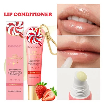 Lip Essentials Set, Keychain Lip Glosses Kit with Lip Oil Conditioner Lip ✌ - Image 1 of 4