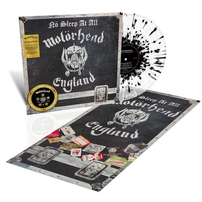 Motorhead - No Sleep At All Clear With White & Black Splatter Vinyl LP (New) - Image 1 of 2