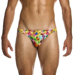 Modus Vivendi XL/34-36" Rainbow Swim Low Cut Slip Herren Micro Male Bikini - Bild 1 von 4