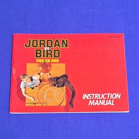 Nintendo NES: Jordan vs. Bird One On One [Instruction Book Manual ONLY]