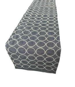 Lined Handmade Table Runner Modern Contemporary 52x12 Table Linen Topper Dresser - Picture 1 of 5