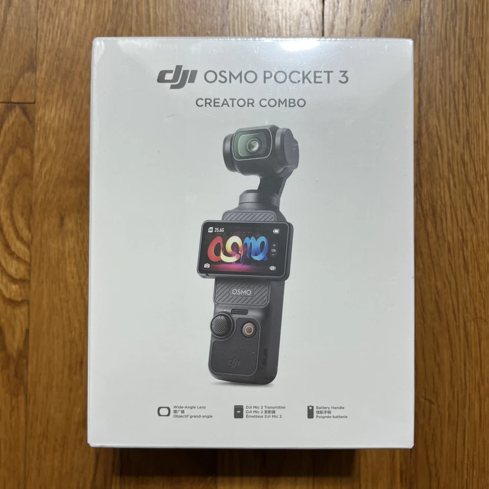 NUEVO DJI Osmo Pocket 3 Creator Combo Cámara 4K 3 Ejes Cardán Micrófono Trípode Foto 1 de 4