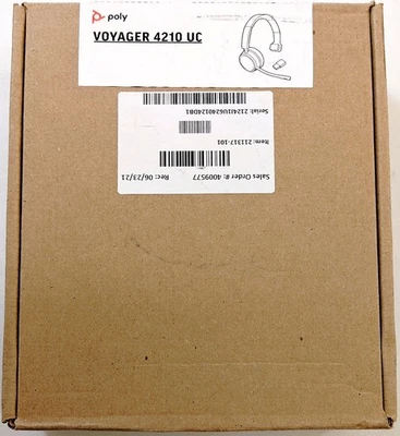 Plantronics Voyager 4210 UC USB-A Wireless Single-Ear Headset - Image 1 of 4