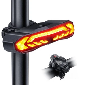 Fanale posteriore Smart Bike con segnali di svolta e luce freno bici, allarme bici con... - Foto 1 di 7