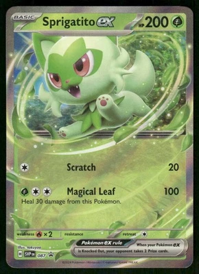 Sprigatito ex - 087 Promo Holo NM Pokemon SV: Scarlet & Violet Promo Cards - Image 1 of 2