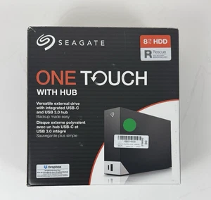 Seagate 8TB Backup Plus Hub USB 3.0 External Hard Drive Desktop - Black - Picture 1 of 4