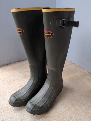 Lacrosse 18" Classic Outdoors Hunting Natural Rubber Boots Size 6 Women's - Image 1 of 4