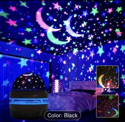 Mini Starry Night Light Projector Star Sky Moon Lamp - Image 1 of 4