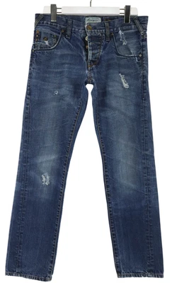 ENERGIE Burney Regular - Slim Fit Jeans Men's W32/L32 Faded Blue Button Fly - Image 1 of 4