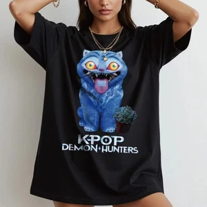 Demon Hunters Tshirt, Derpy,, Huntrix, Funny K-Pop Fan Tee with Vaporw - Picture 1 of 7