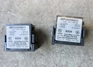 GE General Electric Spectra SRPG600A400 400amp circuit breaker rating plug - Picture 1 of 2