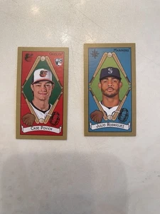 2025 Topps T205 Cycle Back Lot Of 2; J. Rodriguez, Povich - Picture 1 of 2
