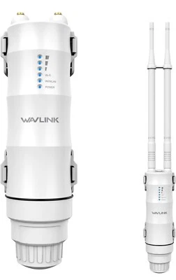 AC1200 Weatherproof WiFi Extender High-Gain Antennas  Reliable Outdoor Network - Image 1 of 4