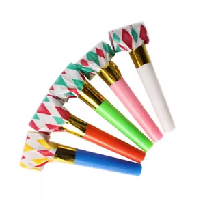 100pcs Whistle Musical Blowouts Party Kids Party Toys Party Horns - Picture 1 of 12