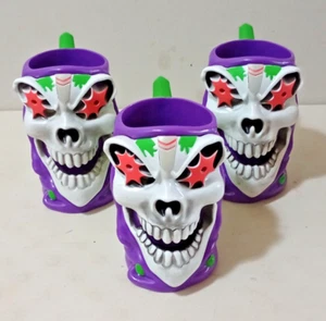 Lot of 3 Monster Jam Grave Digger Skull Skeleton Collectible Mug Cup Light-Up - Picture 1 of 6