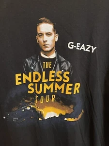 G-Eazy T-shirt G-Eazy The Endless Summer 2018 Tour Double-sided Men Large RARE - Picture 1 of 5