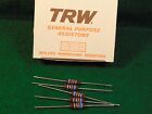 (1) 5 Pack TRW BWH Molded Wirewound .68 OHM 1 Watt 10% Resistors NOS