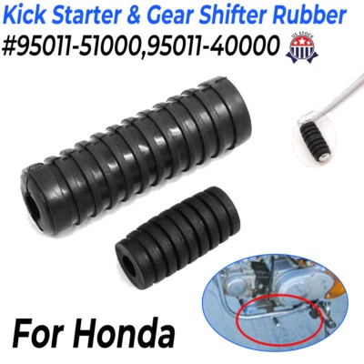 Kick Starter&Gear Shift Shifter Rubber For Honda CT90 Trail 90 SL100 SL125 SL175 - Image 1 of 4
