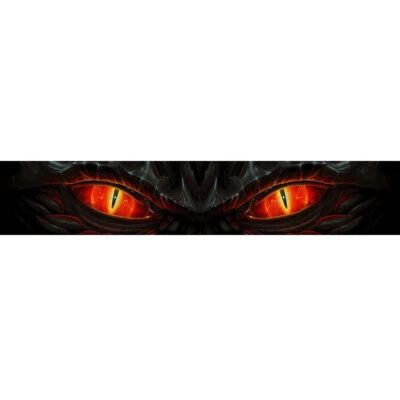 Pegatina de coche ventana parabrisas parasol pancarta calcomanía vinilo ojo de dragón gráficos Foto 1 de 4