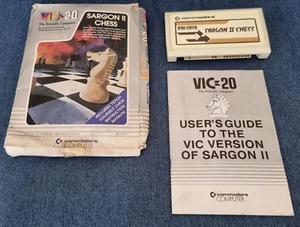Commodore Vic 20 Game Sargon II 2 Chess Boxed with Manual - Picture 1 of 2