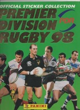 Panini Premier Division Rugby 98 sticker album unused